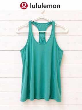 LULULEMON Green Racerback Tank Top Size M